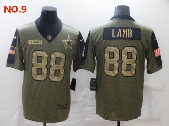 Men's Dallas Cowboys #88 CeeDee Lamb Jersey NO.9;